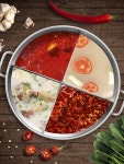 반반 국통 육수 분리형 스테인리스국통 들통 물끓이는통 훠궈 3칸 3분할 40cm높이 지름 30cm 높이 15cm 경제적인 7리터 : 노바르테