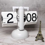 자동넘김 달력 플립시계 탁상시계 집들이 8인치 플립 캘린더 거실 탁상용 표시 : 또시리마트