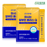 드림이음 마시는 난백 알부민 플러스 알부민복합물 95% 파인애플맛 30포, 2개 : 드림이음