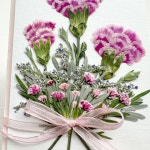 [어버이날스승의날]카네이션 라벤더 감사카드 압화카드 : 플로망스FLORMAINS