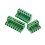 녹색 커넥터 10 11 12 13 14 15 16P KF2EDGK 터미널 08 용접 플러그인 난연성 블록 08mm 플러그 간격 : 오두막38
