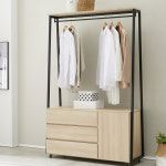 [가구청년] 라피네2 1200 2단 3단 서랍형 이동식 행거 드레스룸 : 가구청년