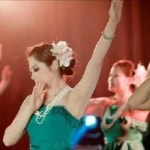 훌라댄스 소품 하와이 꽃핀 장식 공연 액세서리 헤어 머리 해변 플라워 : 디레나스토어