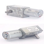 하이 토크 터보 웜 전기 DC 저속 0.6RPM JGY370 80x32x21mm 12V : 엔영유통