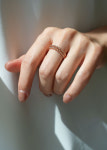 14k 18k 할로우 볼반지 빼를리 버블 명품 할로우 뺑돌이 반지 2mm 2.5mm 3mm : 무에보