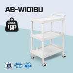 에이블 식당 서빙 카트 다용도 트롤리 주방 병원 공방 W101BU화이트 우레탄바퀴 중 : 에이블카트