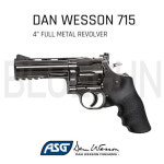덴웨슨 DANWESSON 715 리볼버 가스핸드건 4인치 블랙 : 블루건