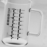 [다올] 대형비커 식당계량컵 시맥스 유리 계량컵 비커 용량컵 제빵 계량컵 500ml : 윤다올마켓