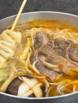 얼큰 샤브 칼국수 캠핑 홈쿡 밀키트 4인분 (2인분 두팩) : 가미정샤보리