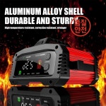 FOXSUR 12V24V 25A 자동차 배터리 충전기 지능형 LED 디스플레이 AGM 젤 납 산성 펄스 수리 휴대용 : 화봉상사