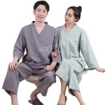 사우나옷 긴팔 찜질방 건식 긴바지 찜질복 유니폼 상의 : 옥토 트레이드