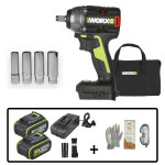 웍스 전동 임팩렌치 WU289 자동차 복스 정비 자가정비 세트 롱복스 소켓 임팩트랜지 : 09루트