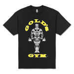 골드짐 티셔츠 GOLDS GYM 헬스장 티셔츠 헬스복 머슬티 운동복 면티 (주문 제작) : 반려동물프린트스타