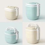 국산 샌드위치 샐러드 김밥 소풍 2단 3단 도시락통 : 몰로샵