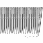 5PCS 볼펜 포켓 10cm 소형 미니 펜 회전식 : 캠프투 행복한 쇼핑몰