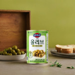 생 올리브 열매 절임 통조림 캔 병 씨없는 와인안주 올리브 405g 2+1 : 더담다스토어