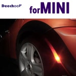 Deechooll Canbus 화이트 LED 전면 및 마커 램프 미니 R50 R56-R61 용 외부 전구 4 개 : banamoly8