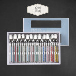 삼미수저 아라 믹스 컬러 체크 마블 세라믹 집들이선물 12인조 한식 수저세트 12벌세트 : 엘리테이블