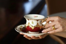 영국 Cheerful 커피잔 찻잔 2종 : 조봉마켓