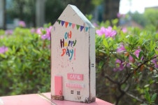 우드 미니하우스 장식품 해피하우스 : 키큰나무공방