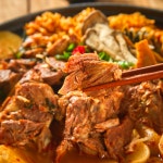 [대림시장 명물식] 감자국 거리 명물 착한 응암동 감자탕 괴물용량 5KG (6~7인분) : 욜로부로