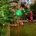 야외 정원 장식 금속 손 공예 팝 아트 360도 회전 승화 바람 스피너 선물 : 하쿠나마마켓