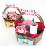 [어버이날 카드] DIY 카네이션 입체 바구니 만들기 5개 세트 가정의달 : 꼼지락아뜰리에