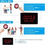 레스토랑 웨이터 호출 벨 시스템 20PCS 방수 버튼 디스플레이 수신기 : 동원테크