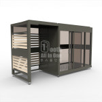 부스올인원 BORN-257 쓰레기 분리수거장 아파트 재활용 주문제작 설치시공 : 부스올인원