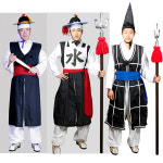 [대여]문무관 한국 전통의상 사또 포졸 수군 관복 홍철릭 아시아복장 세계민속의상 조선시대 : 파티나라-