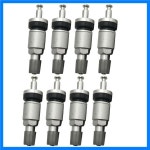 BUICK 합금 튜브리스 밸브용 TPMS 타이어 밸브 압력 모니터링 시스템 센서 수리 키트 8 개 : 미미프라자