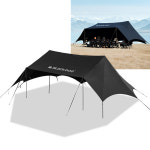 블랙독 초대형 타프 블랙코팅 캠핑 쉘터 천막 그늘막 어닝 8m : 브리즈피크