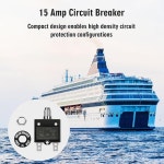 수동 리셋 단추 L1-15A 전기 단추 차단기 열 회로 L1 시리즈 15 Amp 125 V 250V AC 50V DC : 분당플렉스78