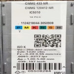 카바이드 삽입물 CNMG 120412-NR IC5010, 10 개 : 해로브릿지