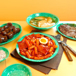 [맛팜 분식세트4종] 국산어육 어묵이 맛있는 떡볶이 2인분 500g + 찰순대400g : 맛팜 스토어