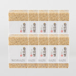 햅쌀 즉석도정 황미쌀 오분도미 진공포장 10팩 5kg, 1개 : 올쿠 황미쌀