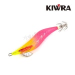 키우라 아리 에기 2.2호 오모리 슬로우 싱킹 타입 갑오징어 에기 삐뚤이 09 핑크 : 거제낚시할인마트