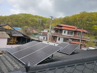 3kw 경산시 지붕 다리형 태양광발전 아스팔트싱글 현대에너지 전국설치 : 홈에너지