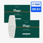 플라고 손가락 칫솔 패드 강아지 고양이 양치 입냄새 치석 관리 일회용 60개입, 2개 : 핏펫