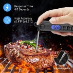 목욕탕온도계 THERMOPRO FAMILI 디지털 백라이트 고기 온도계 손전등이 포함된 3-IN-1 주방  그릴 오븐 병따개 : 파트너스마켓