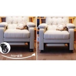 게임용 소파의자 편안한 PC방용 가정용 컴퓨터체어 흰색/고정등받이/고정발/고정팔 : 둥이네글로벌마켓