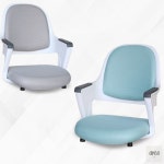 직코몰 J1381 메쉬 좌식 의자 화이트프레임 4colors 허리의자 : 인테리어가구전문몰