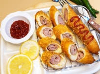 냉동핫도그 수제 콘 청양 핫도그 120g (5개입) : 야식포차