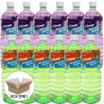 파인 워셔액 1.8L 6개 사계절 발수코팅 에탄올 워셔액 : 생활애 리테일