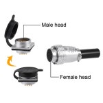 항공 커넥터 플러그 수 와이어 패널 전원 섀시 금속 피팅 항공 커넥터 28mm 24 핀 7A 150V P28-24 방수 : 팔십사플렉스