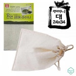 대형 조리용 주머니 삼베 거름망 모시 찜깔개 삼배 24x34cm 덮게 : 에이치에스오몰