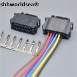 Worldgolden 암 자동 커넥터 레이더 센서 역방향 레이더 전기 눈 사각지대 모듈 플러그 6 핀 872-665-001 1 개 : 백삼플렉스