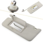 자동차 왼쪽 드라이버 사이드 썬 바이저 호환 양산 Antidazzle Visor Fit Honda Accord 2008 그레이 : 3월9일
