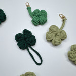 양말목 공예 DIY KIT 10 간단 네잎클로버 or 키링 만들기 업사이클링 액세서리 취미 키트 : 솔이매듭