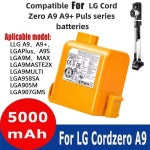 63382204 A9PET Cord 배터리 ED2X EAC6338202 Zero LG 호환 3200 mah : 크림별5